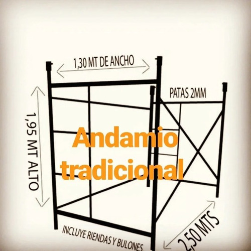 Imagen 3 de 8 de Alquiler De Andamios Entrega En C.a.b.a