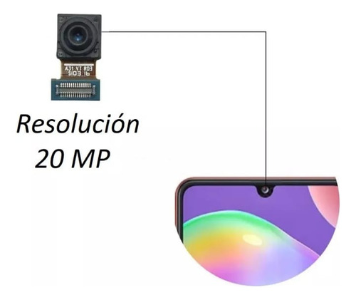 Cámara Frontal Selfie Para Samsung A31 (a315) 