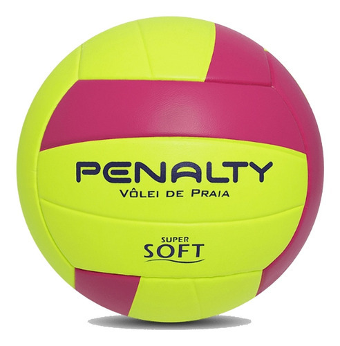 Bola De Vôlei De Praia X Penalty Cor Amarelo/Roxo