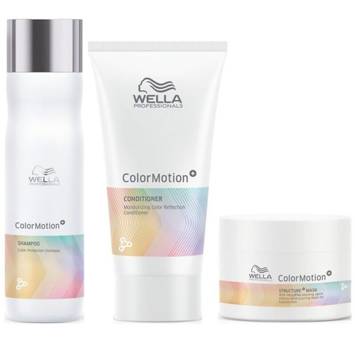 Wella Color Motion  Trío Shampoo250 Ml + Condi200 Ml+mask