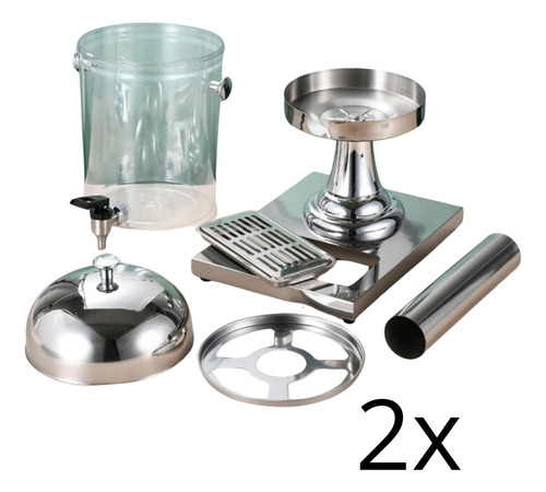 Suqueira Dupla 16l Com 2 Torneiras - Dispenser P/ Bebidas