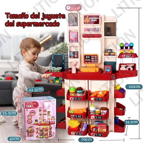 Supermercado De Juguete Para Niñas 33 Pz