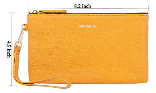Doris&jacky Carteras De Mano De Piel De Cabra Para Mujer, Bo