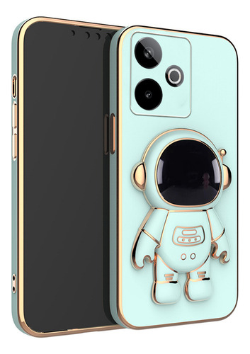 Funda Para Realme Gt 7t 5g Chapado Astronauta Anillo