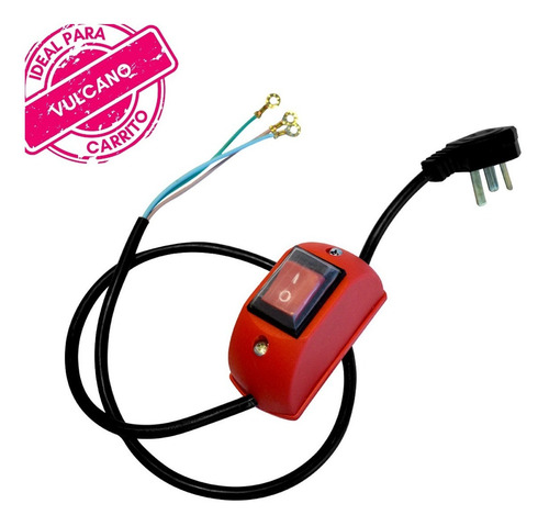 Imagen 7 de 10 de Ficha Vulcano Interruptor Para Carro De Bomba Y Filtro