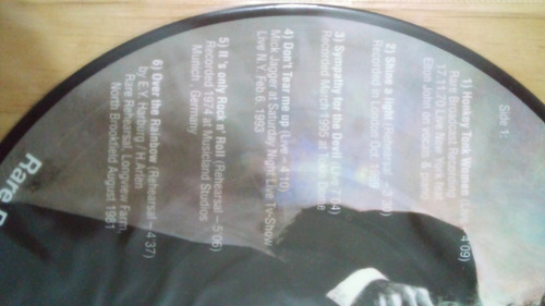 Rolling Stones Lp Picture Rare Recordings Mick Jagger Keith