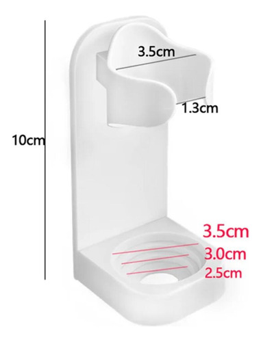 / /soporte Eléctrico Para Cepillos De Dientes, 2 Piezas, An