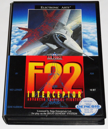 Imagen 1 de 7 de F-22 Interceptor Sega Genesis Original Completo - Local