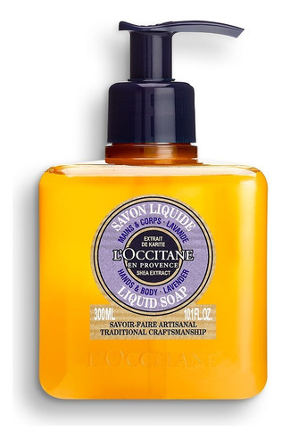 Sabonete Líquido Karité Lavanda L'occitane 300ml