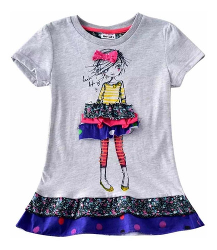 Vestido Niña Importado 100% Algodón Diseño Niñita