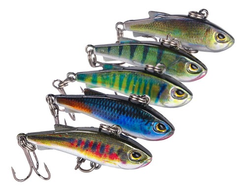 5 Piezas De Señuelos De Pesca Cebos Duros, Señuelos De Pesca