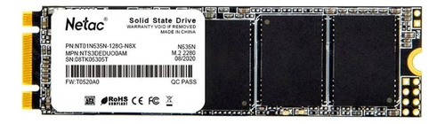 Ssd 128 Gb M2 Sata Netac N535n, Mais Rápido Que Kingspec