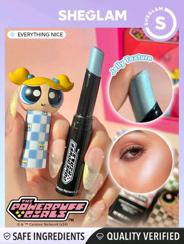 Iluminador Sheglan Power Puff Girls Bastao Everthing Nice Everthing Nice