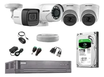 Comprar Cámaras Seguridad Kit 4 Full Hd Hikvision 3 Camaras Audio