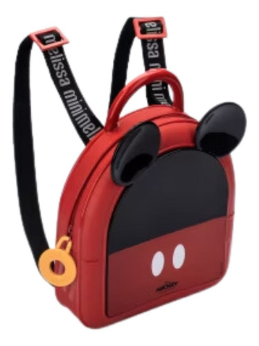 Bolsa Mini Melissa Backpack + Mickey And Minnie 34462 Cor Vermelho