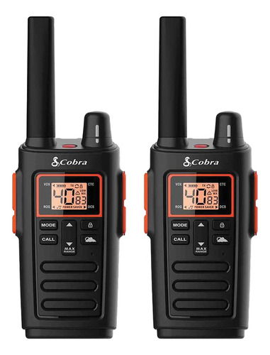 Radios 2 Vías Cobra Rx380 32 Millas Resistentes A Clima