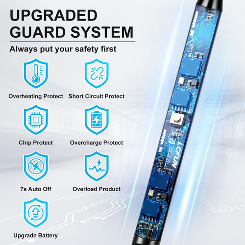 Encendedores Eléctricos Recargables Usb Pantalla Led 2 Uni