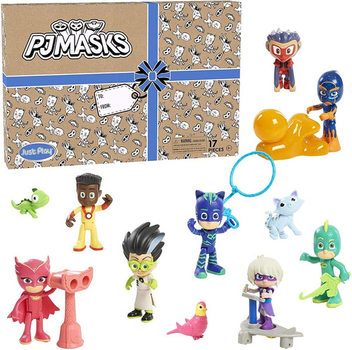 Pj Masks Deluxe Set De 17 Piezas