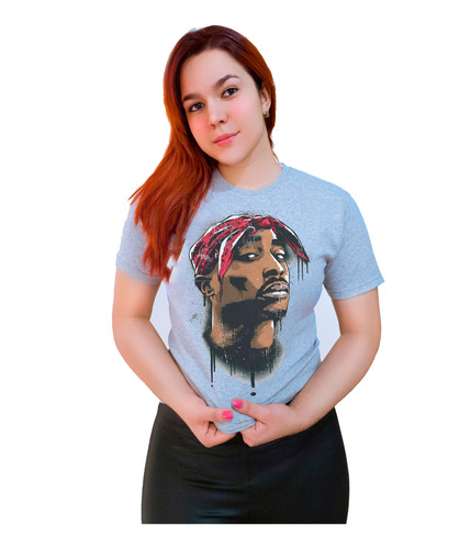 Polera Tupac Rapero Imagen Exclusiva Colores 100% Algodón 01