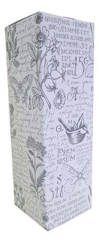Caja Difusor Grande 8 X 8 X 25 Cm - Impreso X100u 263 Botanica