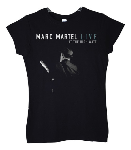 Polera Mujer Marc Martel Live At The High Watt Rock Abominat