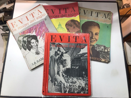 Evita La Mujer Del Siglo 30 Fascículos Con Tapas Completo