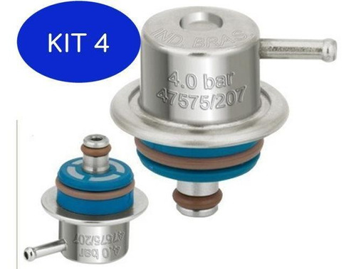 Kit 4 Regulador De Pressão Volkswagen Quantum 2.0 Gls 91 À