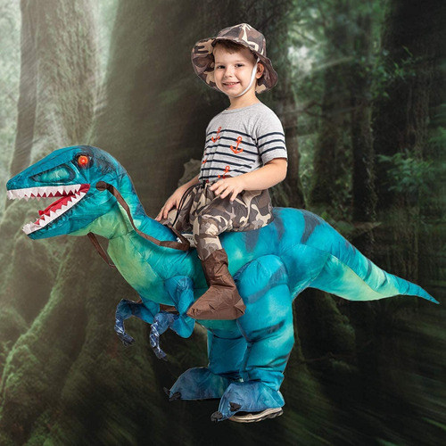 Envío Gratis Disfraz Inflable De Dinosaurio Goosh T Rex For