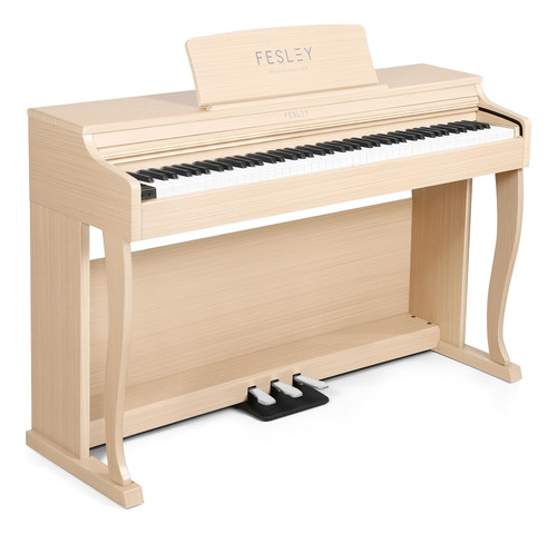 Fesley Piano Digital, Piano De Accion De Martillo Con Peso D