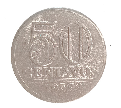 Brasil 50 Centavos 1959 Excelente Km 569