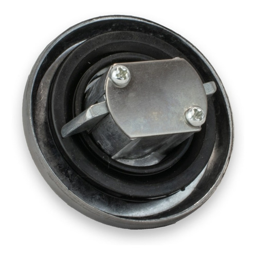 Imagen 2 de 4 de Tapon Para Tanque De Gasolina Cromado Con Llave L