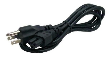 Cable Poder Trébol Para Cargador De Laptop, 1.5m 3 Hilos