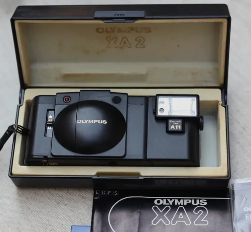Câmera Olympus Xa2 + Flash A11 Analógica Premium! | MercadoLivre