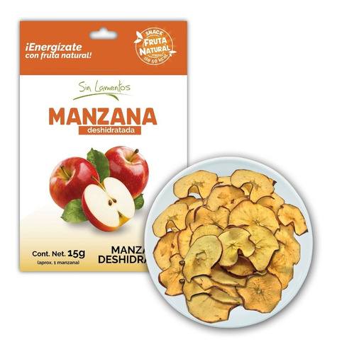 Manzana Deshidratada (caja 8 Piezas)