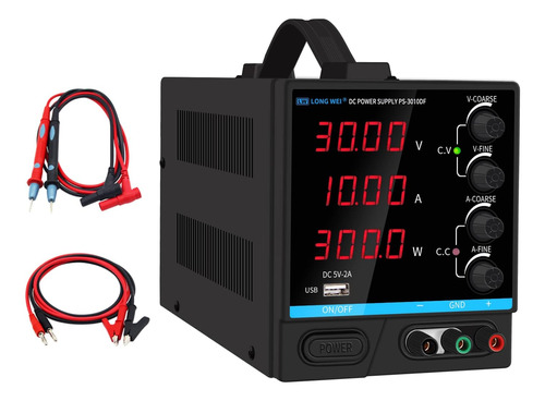 Fuente De Alimentación De Banco Dc Variable 30v 10a, Longwei