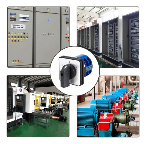 Interruptor Selector De Cambio, 3 Posiciones, 8 Terminales,