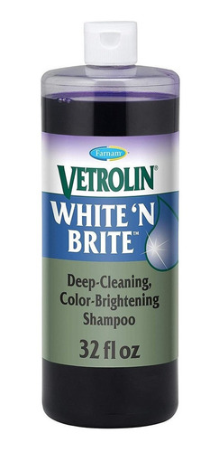 Champu Farnam Vetrolin White N' Brite, Limpieza Profunda Y 