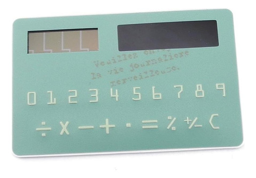 Calculadora De Energía Solar Isaddle Doulex Mini Slim Con Ta