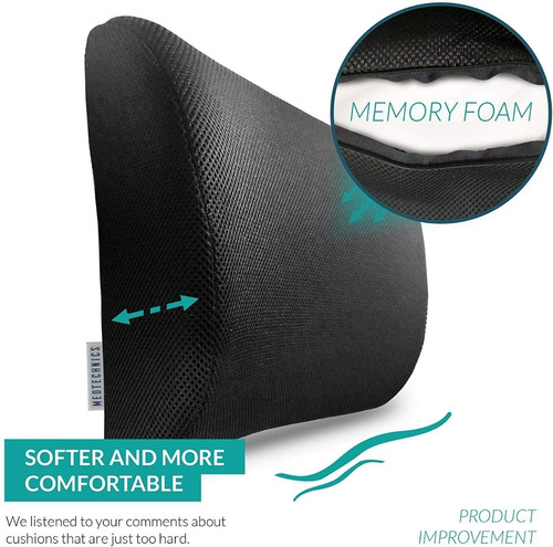 Colín Lumbar Para Sillas De Oficina O Auto, Soporte Espalda
