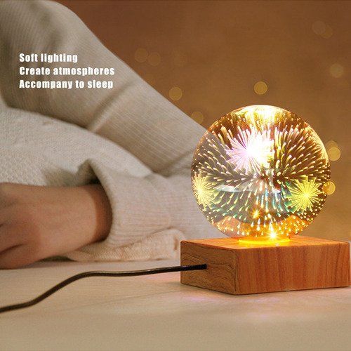 Lámpara De Decoración Usb Romántica Tridimensional, Mesa Led