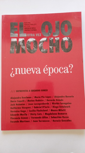 Revista El Ojo Mocho Otra Vez Nº1 Setiembre 2011 Sin Uso