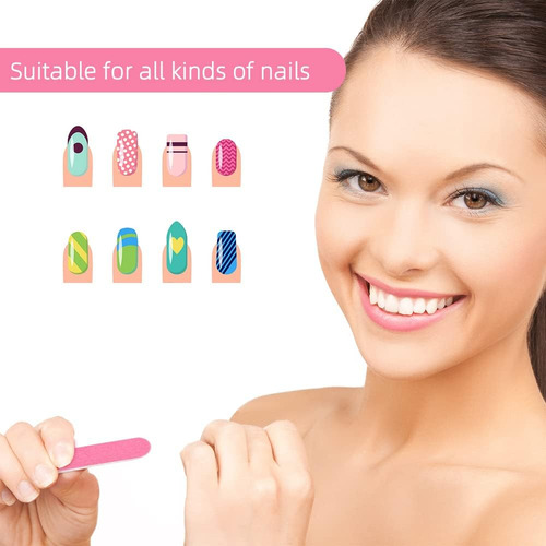 Mini Lima De Uñas A Granel 300 Piezas (grano 180/240), Limas