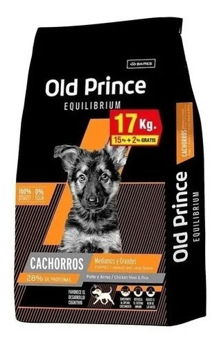 Alimento Balanceado Old Prince Perro Puppies 15 + 2kg = 17kg