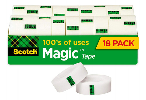 Scotch 810k18cp Cinta Magica  18 Rollos  Numerosas Aplicaci