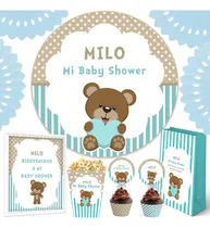 Comprar Kit Imprimible Osito Corazón + Banner Fondo Mesa Dulce Candy