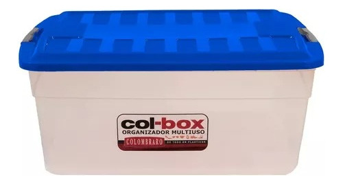 Caja Organizadora Plastica 17 Lts Colombraro Apilable Uso Vs