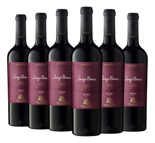 Vino Luigi Bosca Malbec 750ml. Caja X6 Botellas