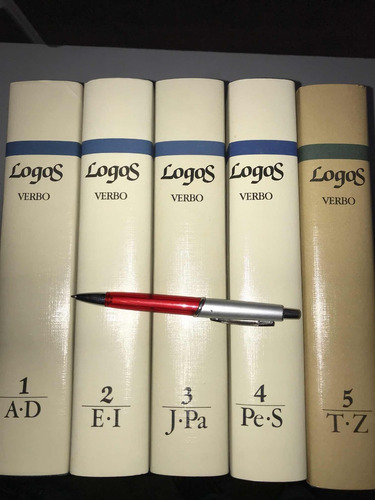 Imagem 2 de 4 de Logos Enciclopédia Luso-brasileira De Filosofia 5 Volumes