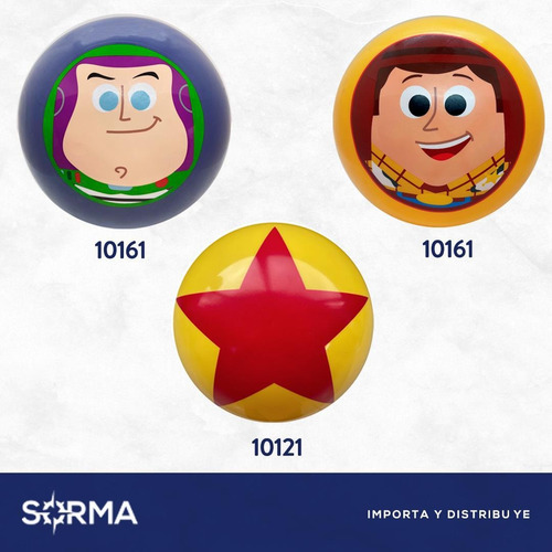 Imagen 4 de 7 de Pelota Goma Toy Story Licencia Oficial Disney