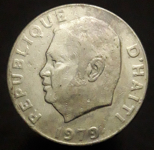 Moneda Haiti 50 Centimes Fao 1979 (manchas) 